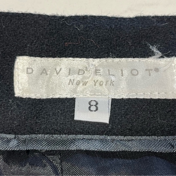 David Eliot New York Black Vintage Wool Trousers 8 - Picture 10 of 12